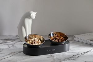 Feed: PETKIT FRESH NANO - 15° ADJUSTABLE FEEDING METAL DUAL BOWL
