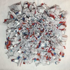 Grey Multi Coloured Snuffle Mat