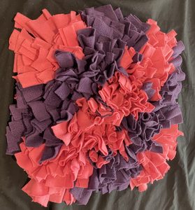 Pink & Purple Diagonal Stripe Snuffle Mat