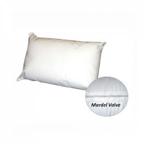 Bedroom: Dunlop Clean Sleep Waterproof Pillow 450gms with Mardel valve