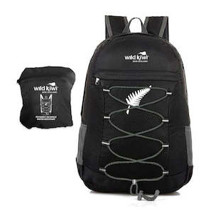Camping: Packable Backpack - Black