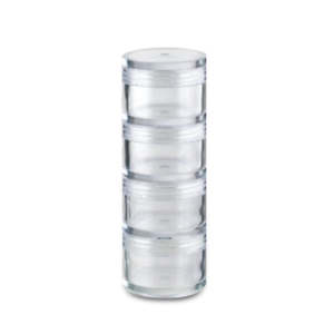 First Aid: Pill Container Stacking 4 Tier Screw Type