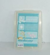 First Aid: Pill Box 9x6.5x2.5cm