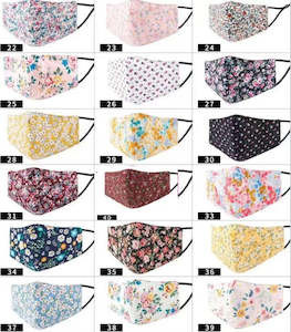 First Aid: Fabric Cotton Mask 3 Layered - Printed