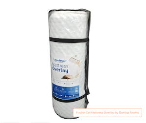 Dunlop Foams: FusionGel Deluxe Mattress Topper Overlay