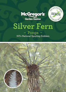 Mcgregors: NZ Native Seeds, McGregor's, Ponga Silver Fern