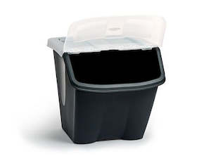 Taurus: Taurus 38 Litre Shutter Bin – Black