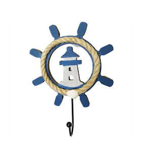 Home Decorating Interior Design: Beach Rope Hook Lighthouse