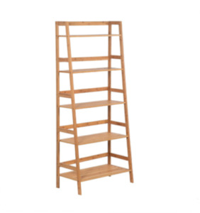 Shelving Displays: 5 Tier Ladder Shelf Light