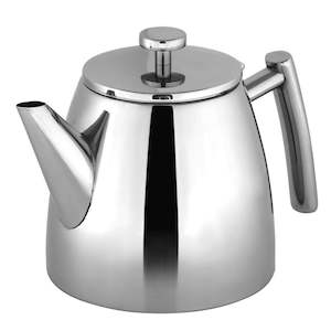 Teapots: Avanti Modena Double Wall Teapot 600ml Stainless Steel