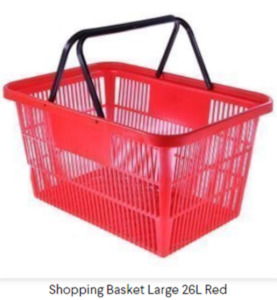 Shopping Baskets: Shopping Basket 26 Lit