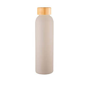 Avanti Kitchenware: Velvet Coated Glass Water Bottle - 550ml - Frosted Grey