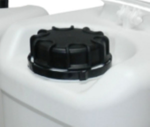 Industrial: Buttress Cap 70mm Black