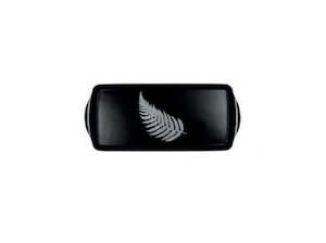 Silver Fern Black Sandwich Tray