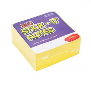 Stationary: Stick It Notes Block 360 Sheets