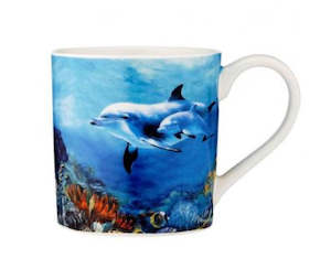 7 50 Clearance: Ashdene Playful Dolphins Reef Exploring City Mug
