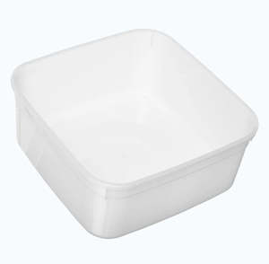 Kitchen: BonWare™ PP Square Storage Container, 2 Lit, Ice Cream Single