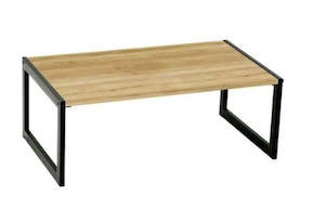 Shelving Displays: LTW Black & Bamboo Shelf 70 x 26cm