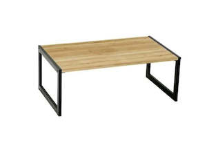 Shelving Displays: LTW Black & Bamboo Shelf 45 x 26cm