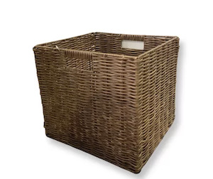 Storage: Basket Foldable Light Brown