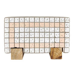 Garden: Brix Rectangular Planter White Pin