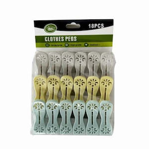 Laundry: 18pcs Cloth Pegs Set