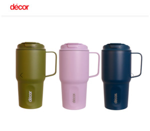 Décor® XL Coffee Mug Double Walled Stainless Steel 600ml