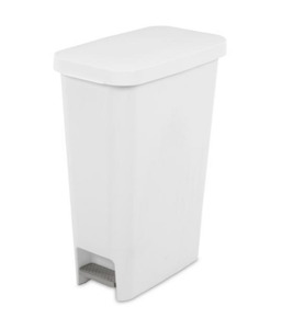 Sterilite StepOn Wastebasket 42L White