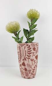 Home Decorating Interior Design: Alex Floral Vase Pink Red Lg 21cm