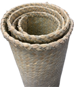 Door Mats: Flax Mat Natural 90cm x 180cm