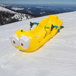 Snow sled Minions Yellow Sled