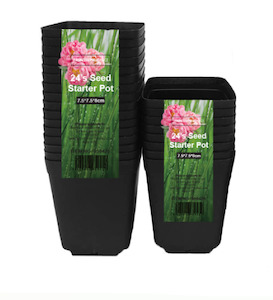 Seed Starter Pot 7.5x7.5x8cm 24Pcs