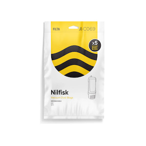 Filta Nilfisk Gd5, Gd10 Sms Multi Layered Vacuum Cleaner Bags 5 Pk