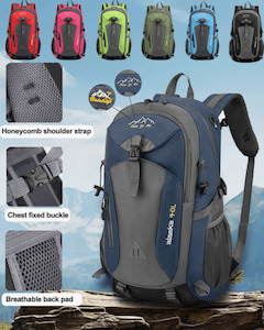 Clothing: Mens Large Backpack 52cm