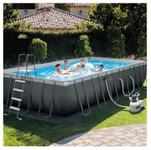Intex Ultra XTR Rectangular Pool Set - 24ft x 12ft x 52in (7.32m x 3.66m x 1.32m)