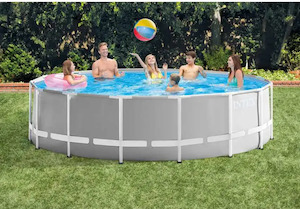 Intex Prism Frame Round Pool Set, 15ft Round (4.57m x 1.22m)