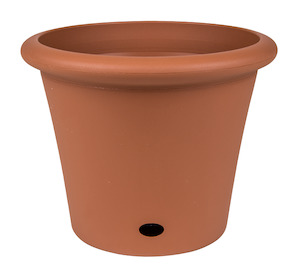 Decor Garden 1: Décor® Four Seasons™ Round Self-Watering Pot – 336mm (Terra)