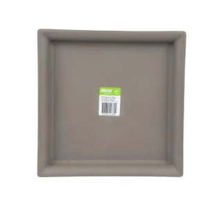 Decor Garden 1: Décor Terrace Square Saucer – 308mm, Espresso