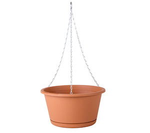 Décor Evergreen Hanging Plant Pot – 284mm (Terracotta)