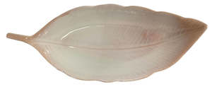 Gifts Special Occasion Items: Lyra Long Leaf Plate Blush