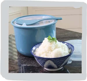 Brand White Magic: Ocean Microwave Rice Steamer