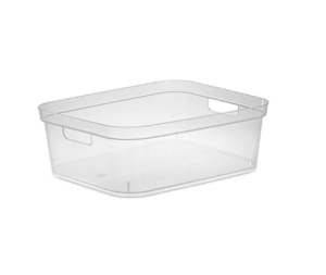 Sterilite Short Storage Bin Clear