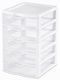 Sterilite 5 Drawer Unit Small – White