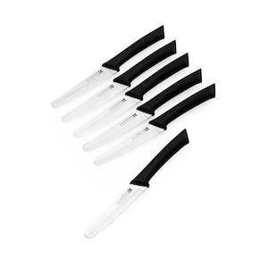 Brand Scanpan: Scanpan Spectrum Steak Knife Set 6 Piece Black