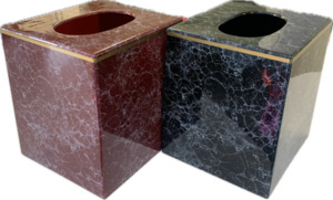 Bathroom: Tissue Box Burgundy