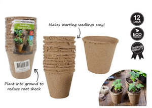 Garden: 12Pce Seed Starter Pots