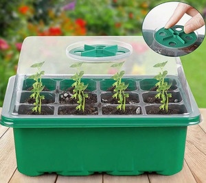 Garden: Seedling Tray With Cover 3 Pc