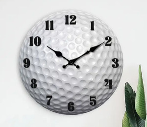 Home Decorating Interior Design: Golf Clock 25.5cm