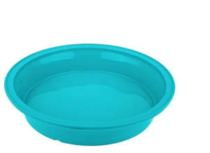 7 50 Clearance: Silicone Round Cake Pan 24cm Turquoise