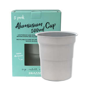 Seymours Aluminium Cup 500ml 5pk
